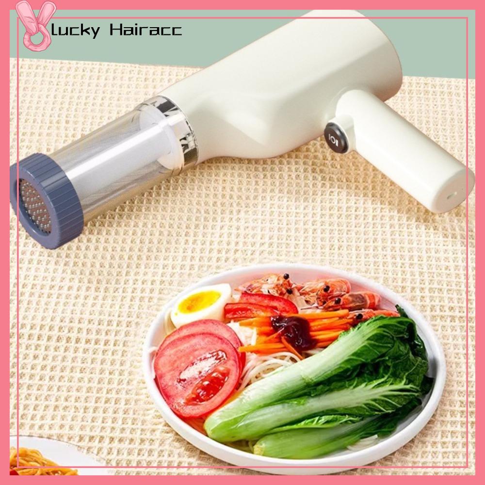 LUCKY HAIRACC Cầm tay Máy làm mì tự động Thép không gỉ Đa chức năng Máy làm mì ống Dụng cụ nhà bếp Làm Mì Máy làm mì ống chạy điện Nhà bếp
