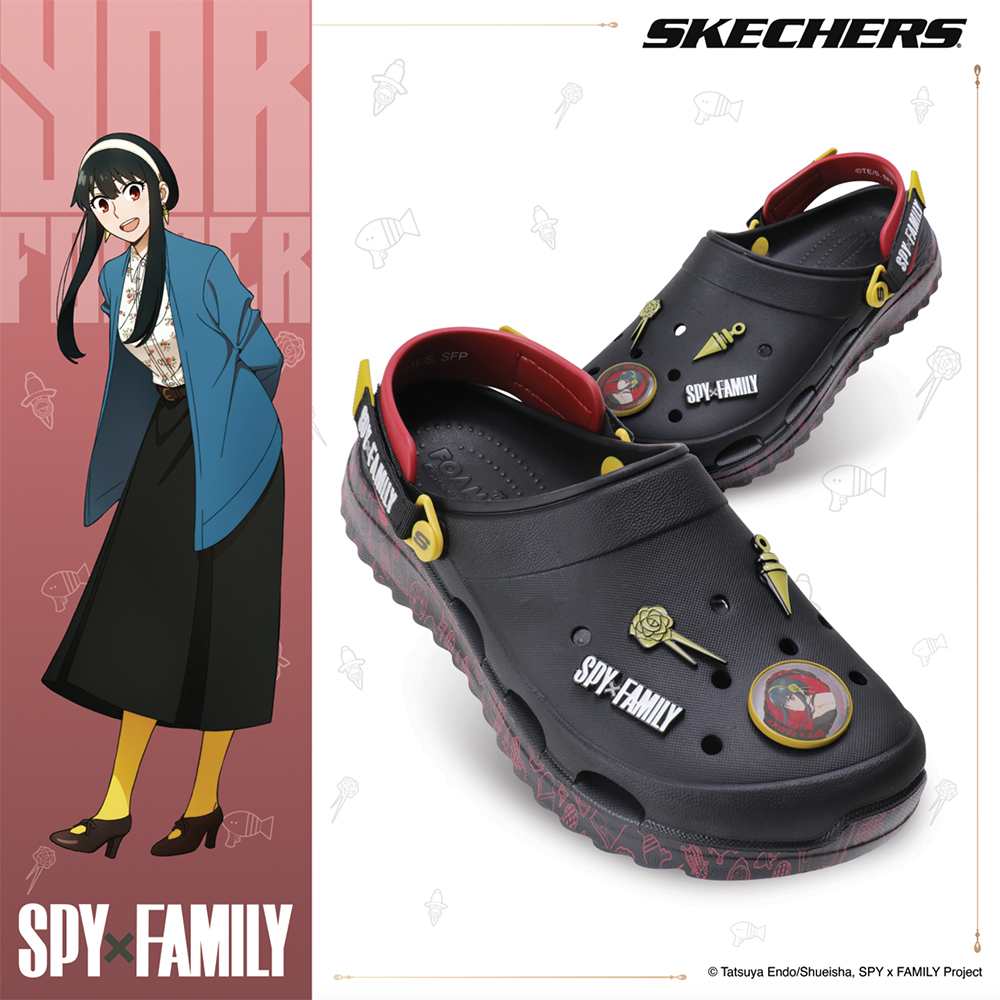 Giày Thể Thao Nam Skechers Spy x Family Foamies Surge - 802020-BKRD Online Sale