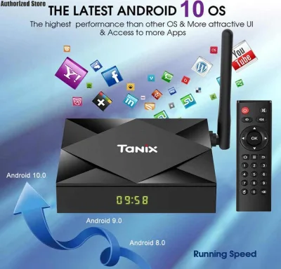 【Singapore Supplier】Android 10.0 Tanix TX6S H616 2G/4G 8G/32G with Alice UI Allwinner H616 Android 10.0 Quad Core 8K Tv Box TX6S Smart Set Top Box