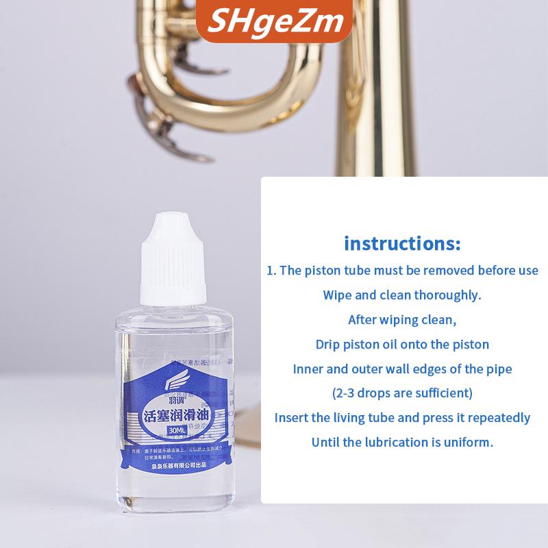 [COD] SHgeZm 30 50ml van bôi trơn dầu chăm sóc làm sạch bền Brass cụ Piston dầu cho SÁO CLARINET Cornet Piccolo trumpet oboe