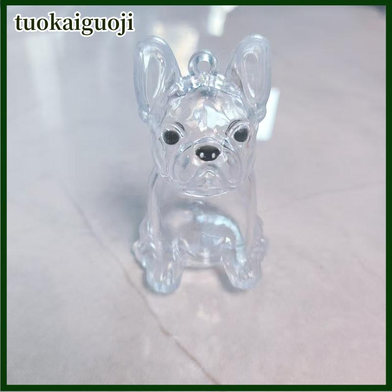 tuokaiguoji Rõ ràng Puppy tóc tưởng niệm lưu niệm viên nang pet của chó lông container tự làm mặt dây chuyền Keychain trang trí vật nuôi những người yêu thích nhà hiển thị Quà Tặng - 7