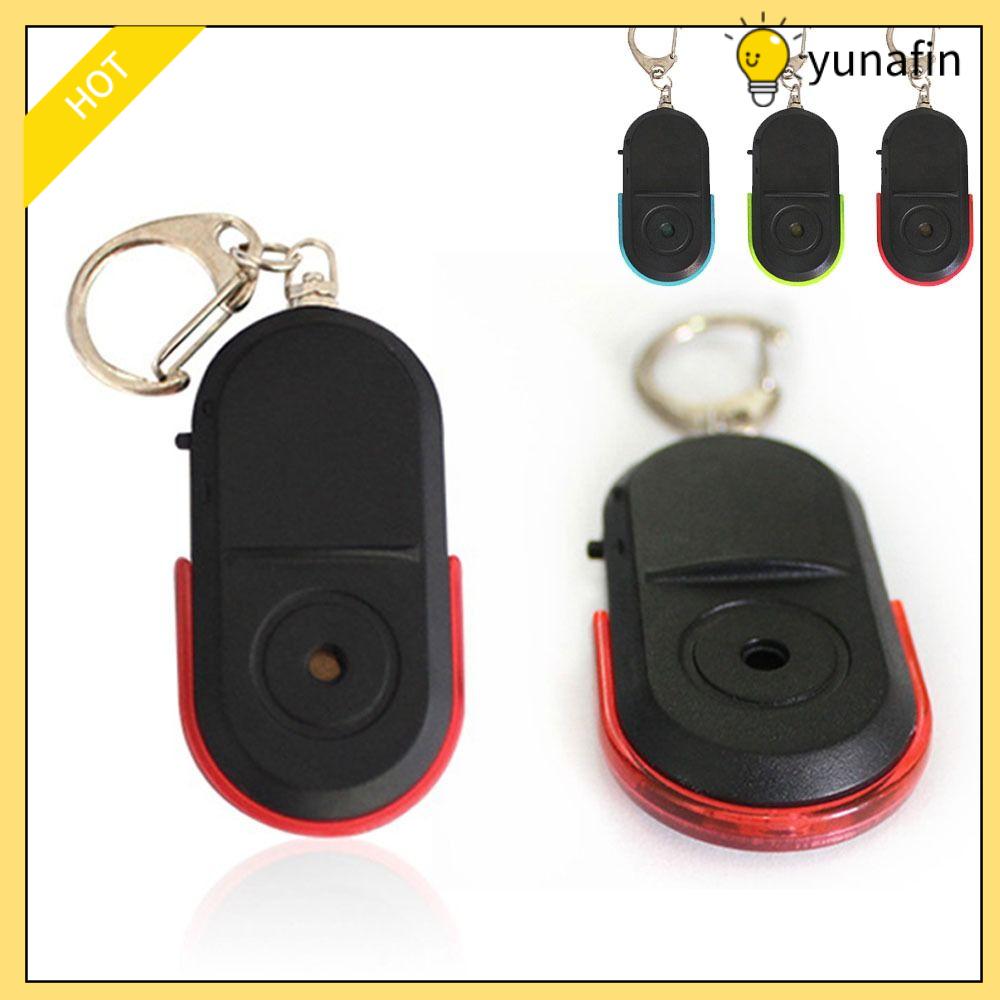 YUNAFIN Mini Với đèn LED Tiếng còi Móc Khóa định vị Cảm biến tìm chìa khóa Báo động chống mất Công cụ tìm chìa khóa