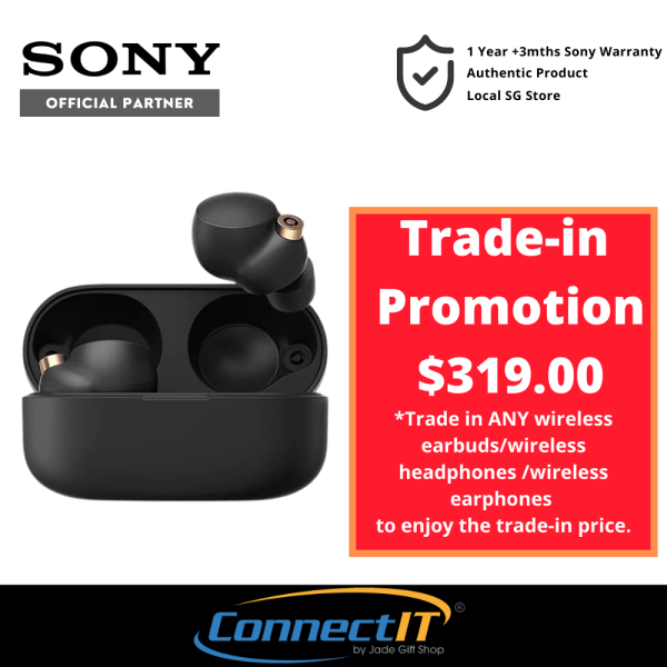 (Strictly for Trade-In Only) Sony WF-1000XM4 Noise Cancelling Truly Wireless Earbuds With 1 Year+3 Months Local Warranty Singapore