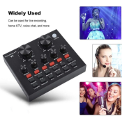 V8 Sound Card Mixer: USB External Audio for Karaoke