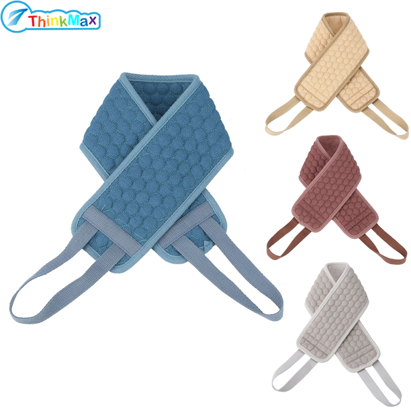 Shower Exfoliating Bath Belt Back Scrubber Deep Mud Clean Body Washcloth Rear Scrub Pull Strap Deep Clean Invigorate Skin ราคา 71 บาท*ส่งฟรี