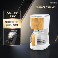 Máy Pha Cà Phê Nhỏ Giọt Winci CM1142 Dung Tích 1.25L Bảo hành 12 tháng