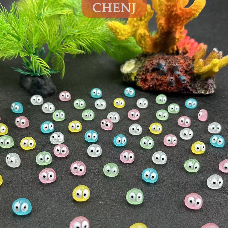 [COD] CHENJ ตุ๊กตาเป็ดสไปรท์ลูกบอลสีดำเรืองแสง10ชิ้นของประดับตกแต่งบ้านนางฟ้าจิ๋วอุปกรณ์ตกแต่งสวน ราคา 16 บาท*ส่งฟรี