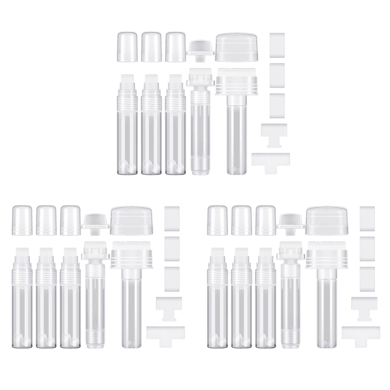15 Pack Graffiti Markers Refillable Paint Markers Touch Up Paint Pen for with 15 Replacement Tips (50 Mm, 30 Mm, 15 Mm)