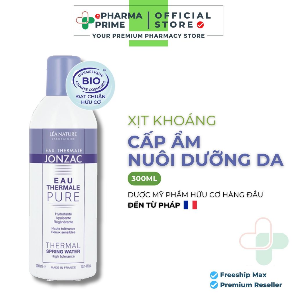 Xịt Khoáng Eau Thermale Jonzac Thermal Spring Water Cấp Ẩm Và Nuôi Dưỡng Da 300ml