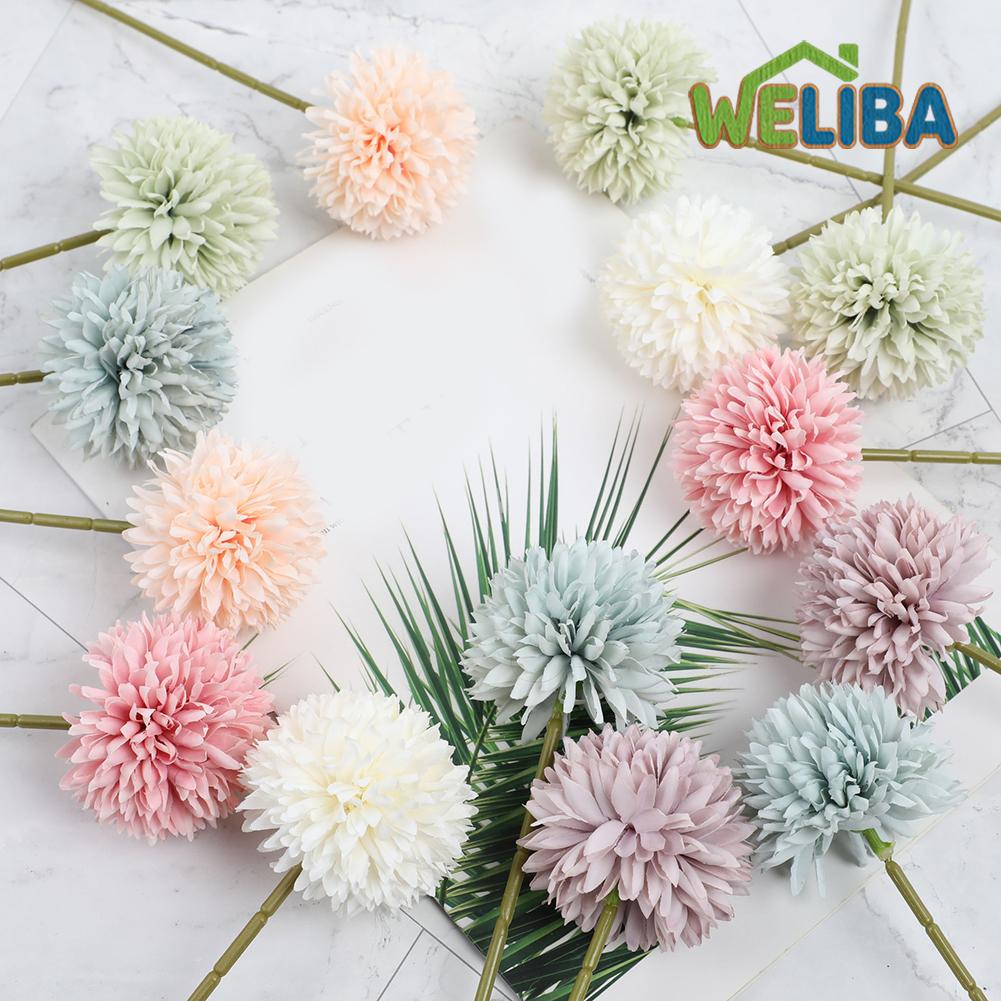 Decorative Chrysanthemum Bouquet 6pcs Artificial Flowers Realistic Touch ราคา 129 บาท*ส่งฟรี