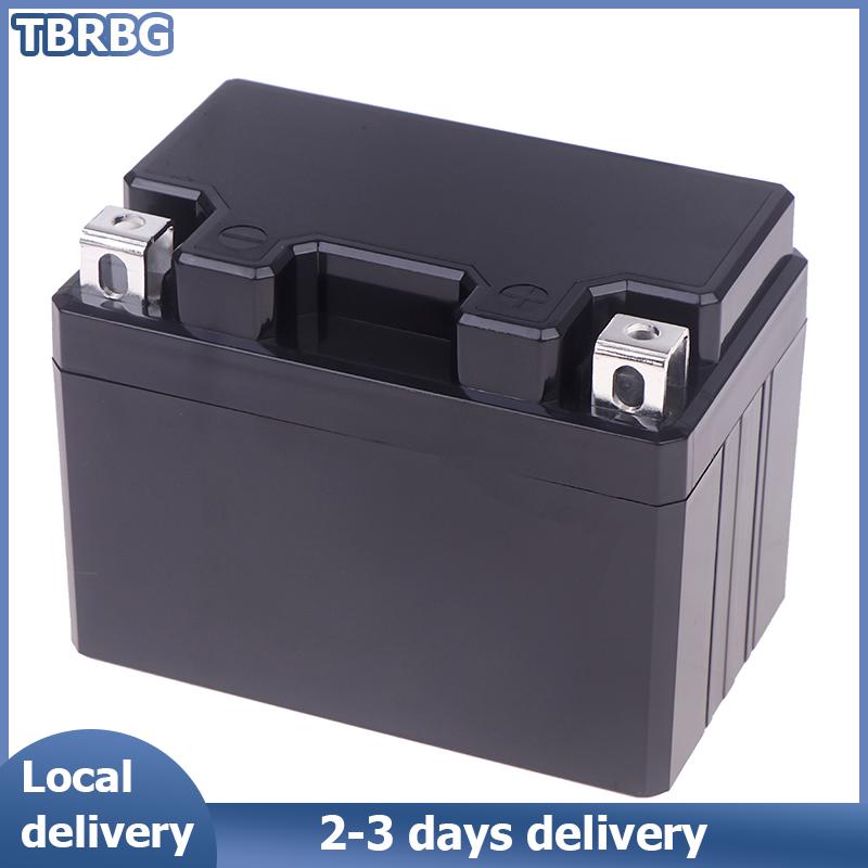 TBRBG Local Delivery (Không có pin) yt4 12v4ah xe máy bắt đầu pin Lithium nhúng nhựa bảo vệ trường hợp đối với Marine RV cắm trại và Trailer