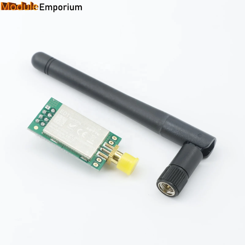 {Dfdhb} tầm xa E01-ML01DP5 ebyte 20dBm 2100m SPI NRF24L01 + PA + LNA 2,4 GHz RF ăng ten Mô đun thu p