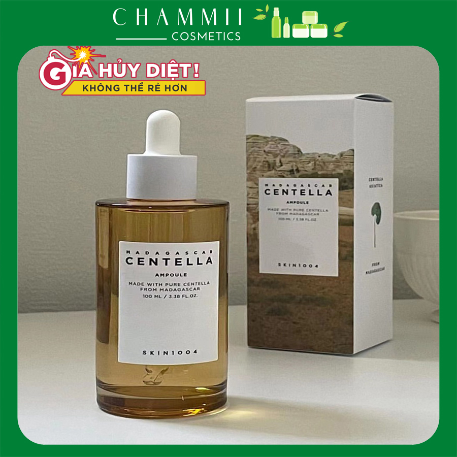 Tinh Chất Rau Má Skin1004 Madagascar Centella Ampoule 100ml giảm mụn, phục hồi, tái tạo da