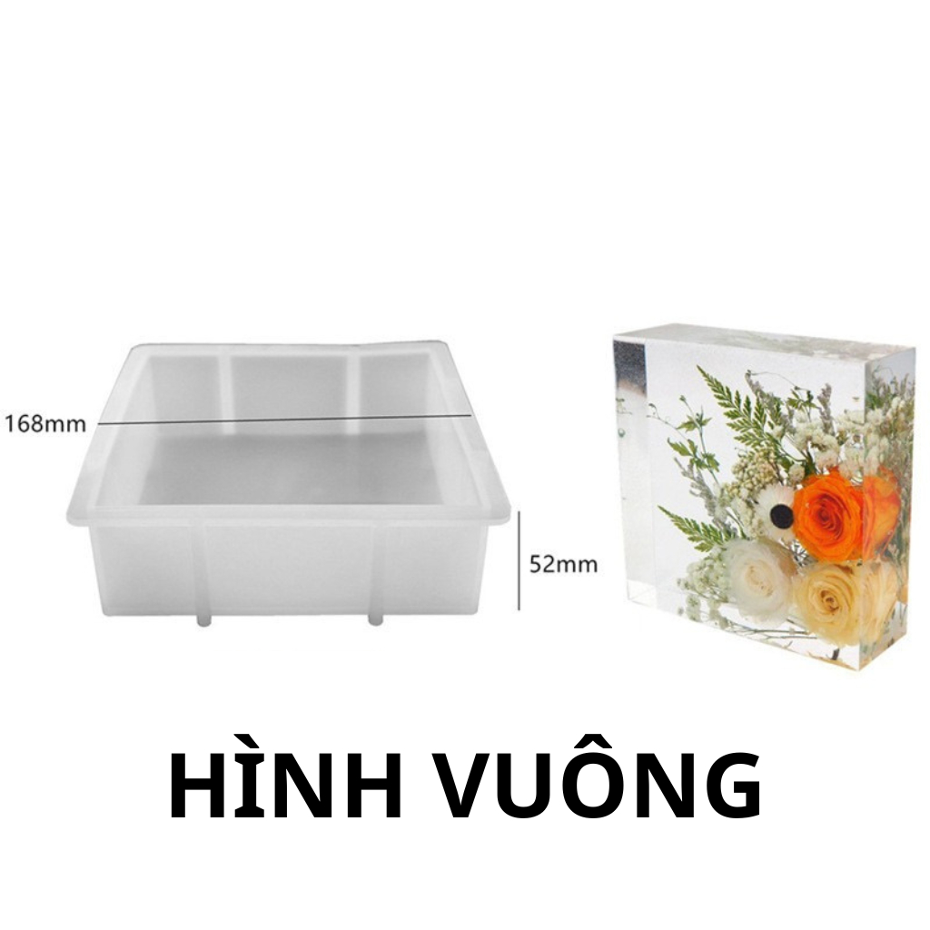 Khuôn Silicone Đổ Hoa Khô Khuôn Silicone Đổ Keo Epoxy Resin