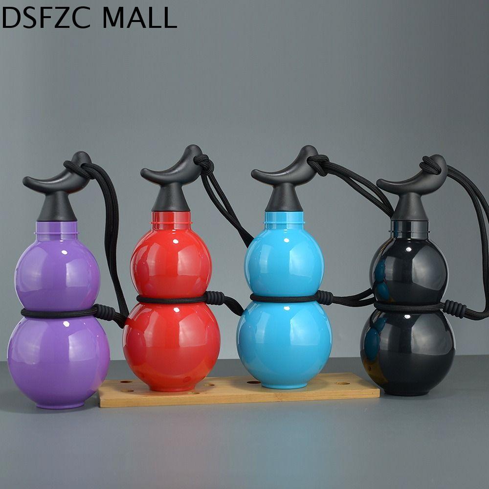 DSFZC Hình quả bầu Chai nước ngoài trời Phong cách Trung Quốc WU KONG Bình uống nước hình bầu Đẹp Dập nóng Cốc nước di động