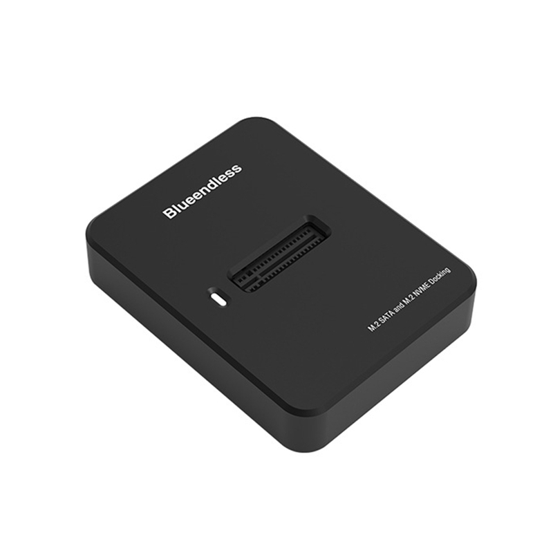 【Latest model】BLUEENDLESS Dual Protocol M.2 SSD Docking Station Base External SSD Hard Disk Enclosure Online Reading Writing Speed ราคา 504 บาท*ส่งฟรี