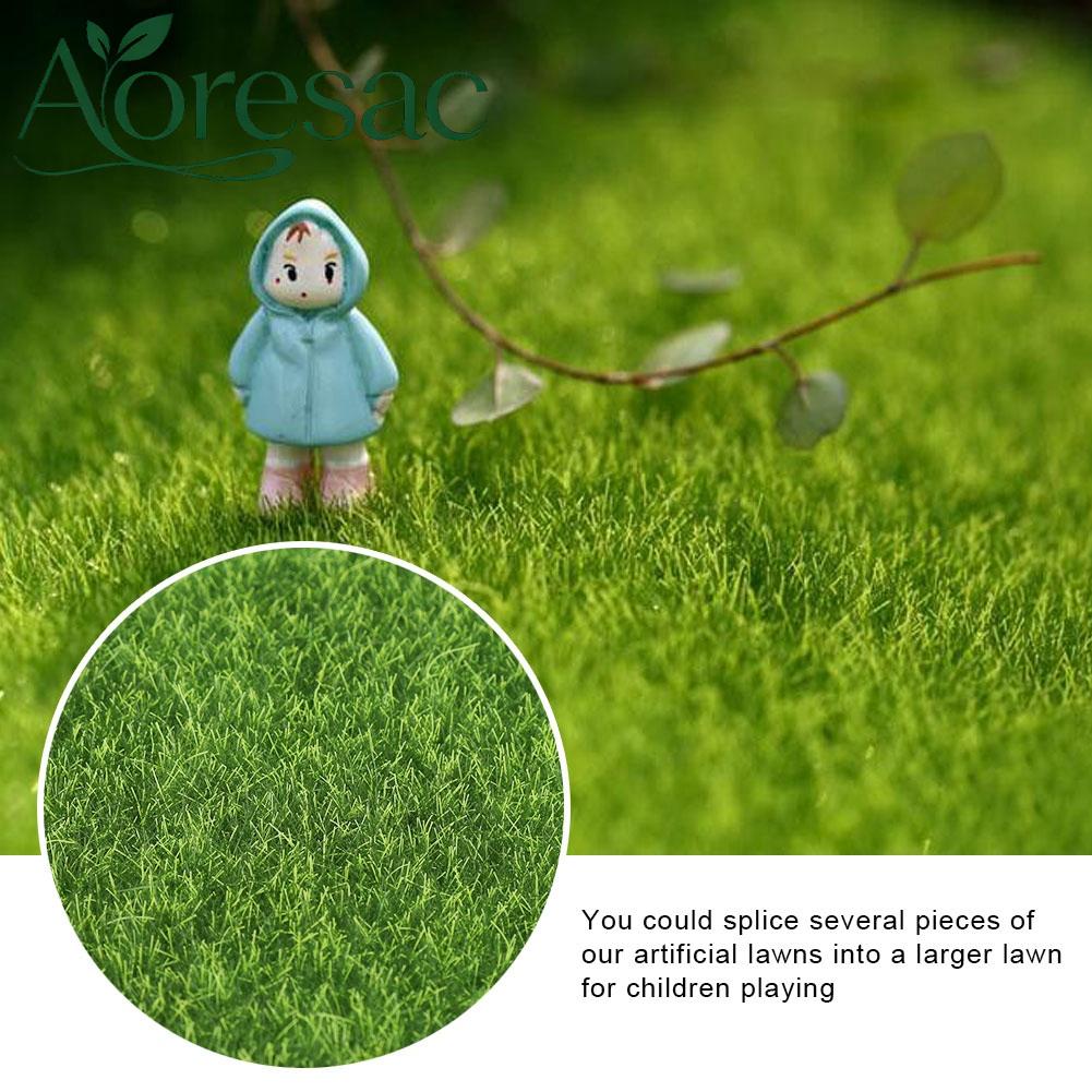 Aoresac Xixian 10 ชิ้นหญ้าเทียมเสื่อ 15x15 เซนติเมตรสำหรับตุ๊กตา Micro Lands e พิพิธภัณฑ์สัตว์น้ำและสัตว์เลี้ยง ราคา 530 บาท*ส่งฟรี