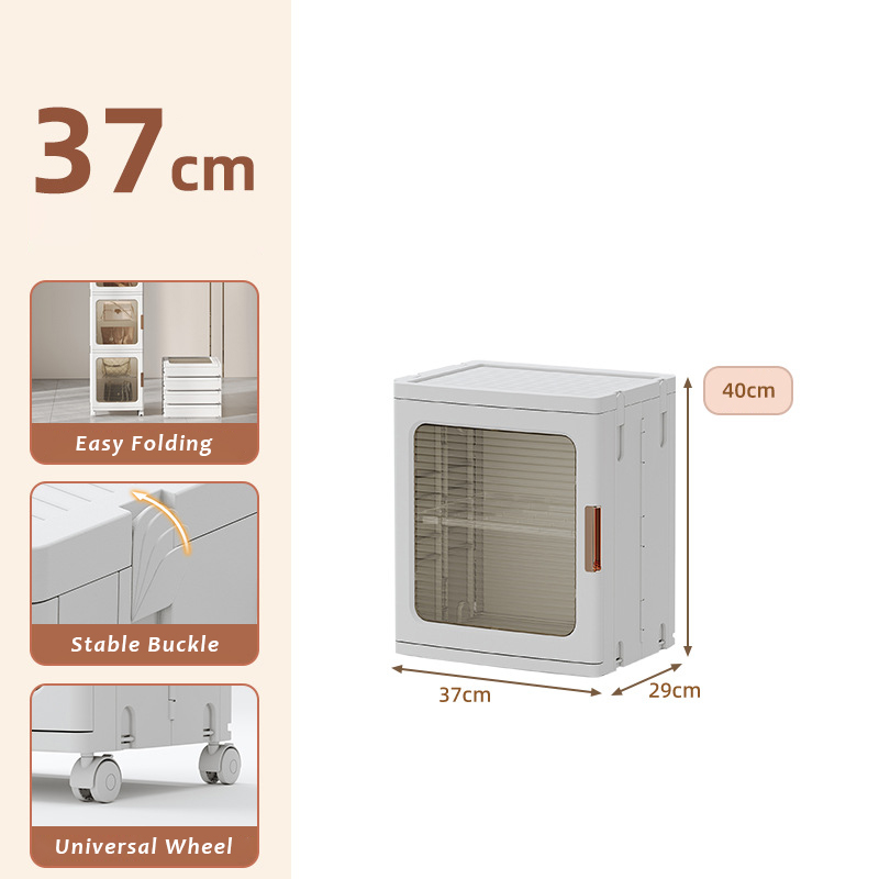 Justliving Tủ khóa 1/2/3/4 tầng tủ đựng đồ nhà bếp bằng nhựa durabox có bánh xe đồ chơi đa chức năng
