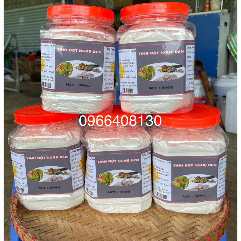 Tinh Bột Nghệ Đen Nguyên Chất