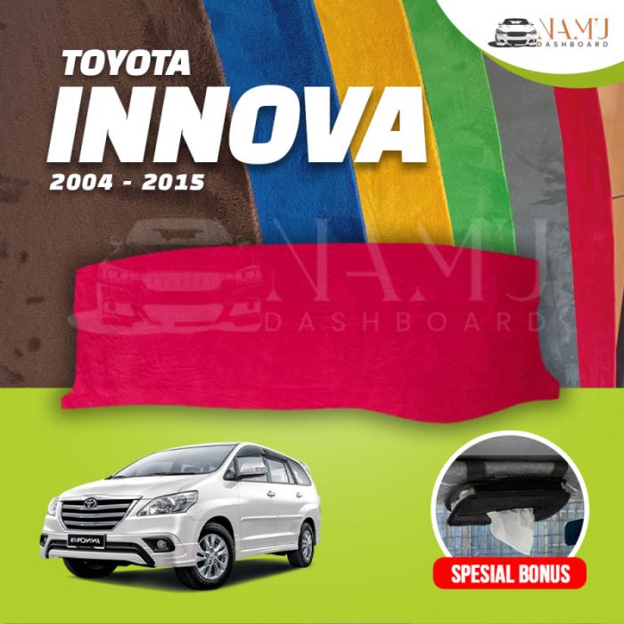 ALAS DASHBOARD MOBIL INNOVA - COVER KARPET PELINDUNG DASBOR TOYOTA 2004 2015 Harga 95,000 rupiah*Gratis Ongkir
