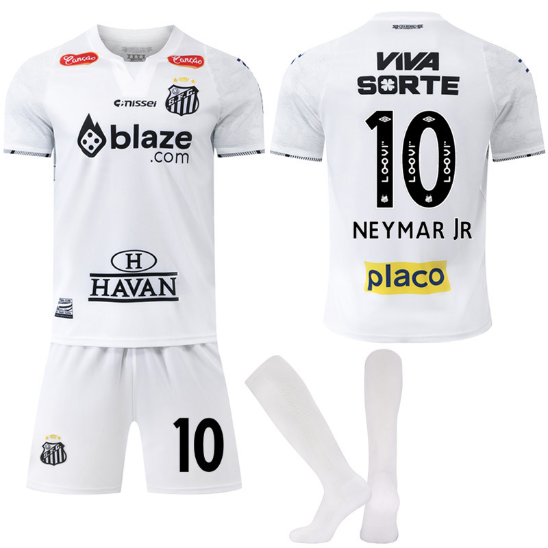 Neymar Santos Jersey - Retro Football Shirt, Short Sleeve