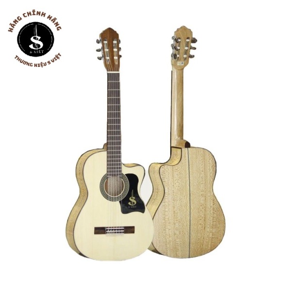 Đàn guitar classic cao cấp gỗ Sồi Bông, có ty chính hãng mã Custom-ES32
