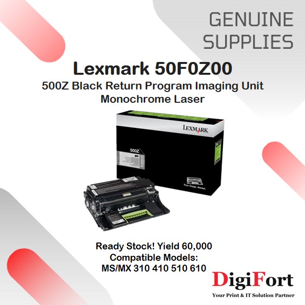 lexmark return program imaging unit 500z