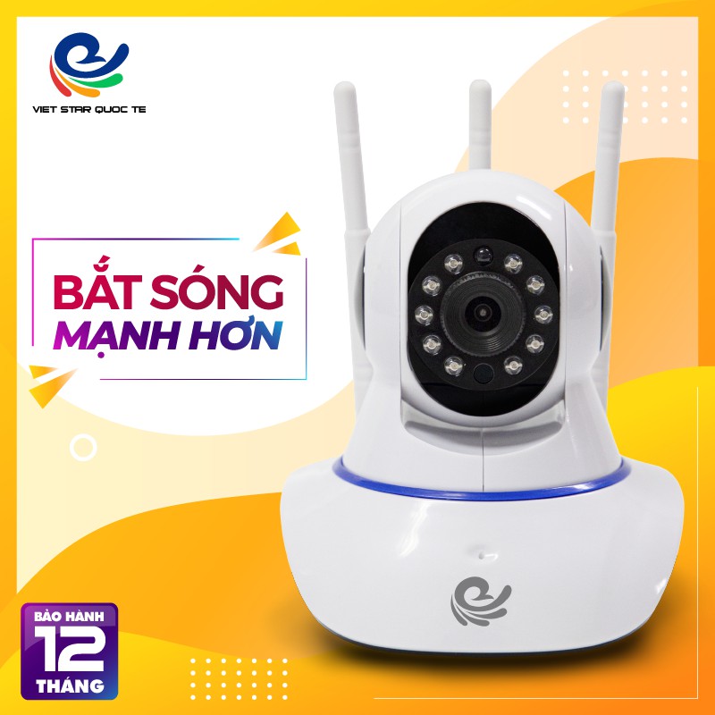 CAMERA WIFI KHÔNG DÂY 5 Râu WIFI