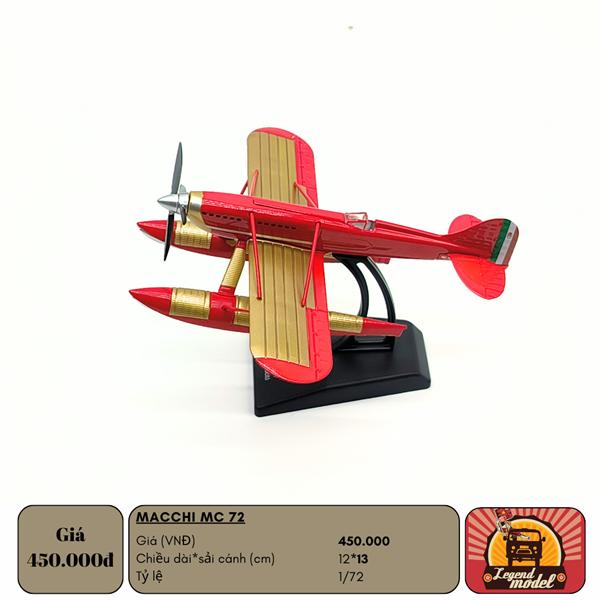 Mô hình máy bay MC72 1/72