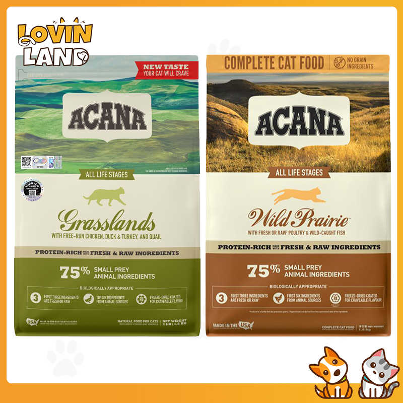 ACANA 1.8KG Dry Cat Food for All Breed of Adult Cats High Protein - ยี่ห้อ Lovinland ราคา 3,840 บาท*ส่งฟรี