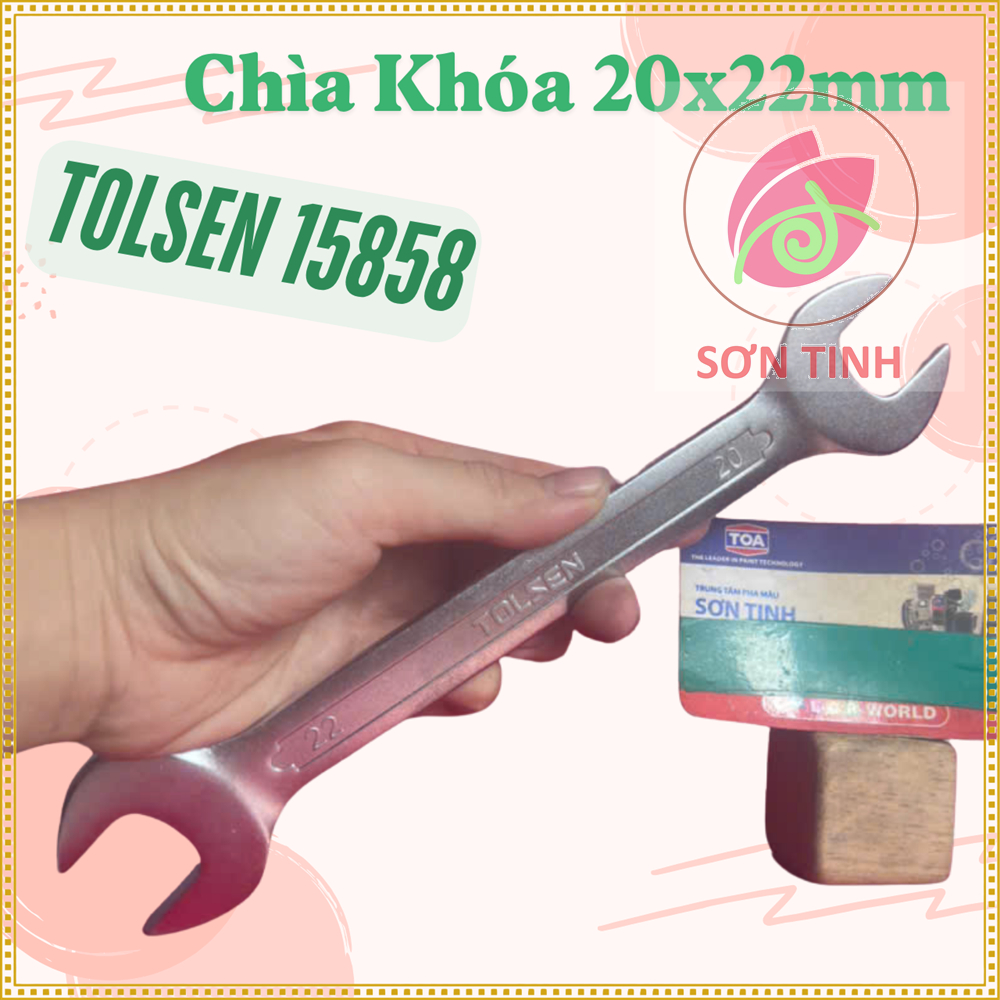 Chìa khóa miệng miệng 20x22mm TOLSEN 15858