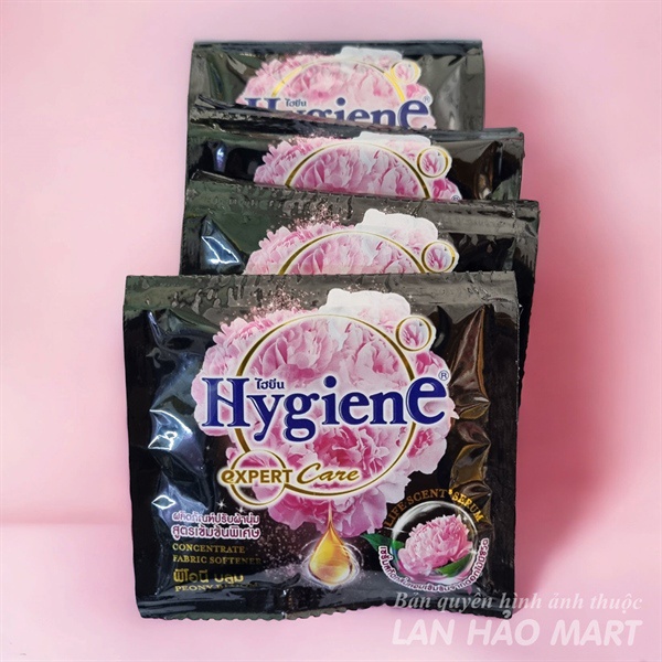 [Đủ Màu] Dây 12 gói nước xả vải Hygiene 20ml (Xả Vải Thái Lan)