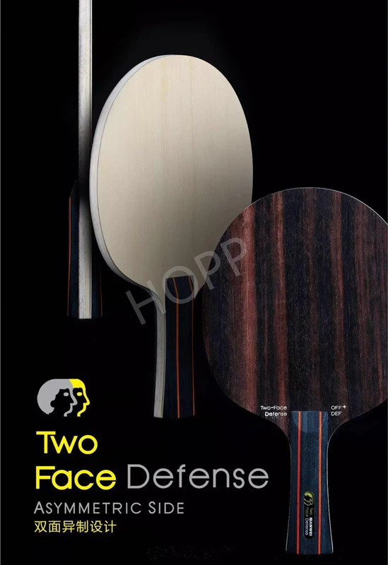 Sanwei Hai Mặt Quốc Phòng Bảng Bóng Bàn Lưỡi Tấn Công Quốc Phòng Mun Hinoki Bề Mặt Sanwei Ping Pong Vợt Bat Mái Chèo