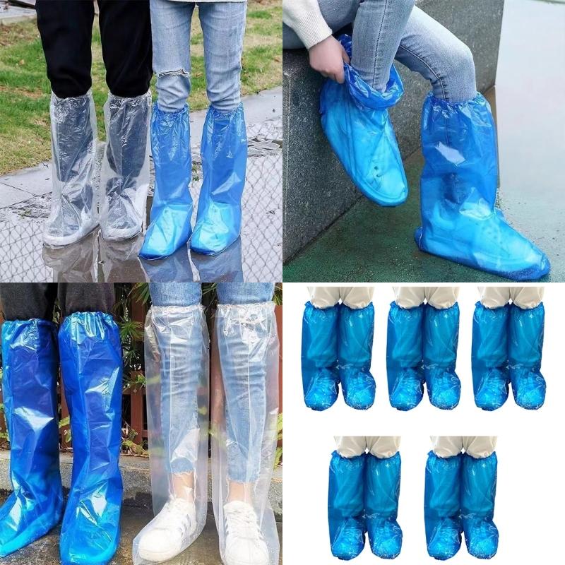 10 cái khả năng chịu Nước Bọc Giày 15inch dài dày bọc Ủng overshoes cho nam giới và phụ nữ cắm trại ngoài trời sử dụng
