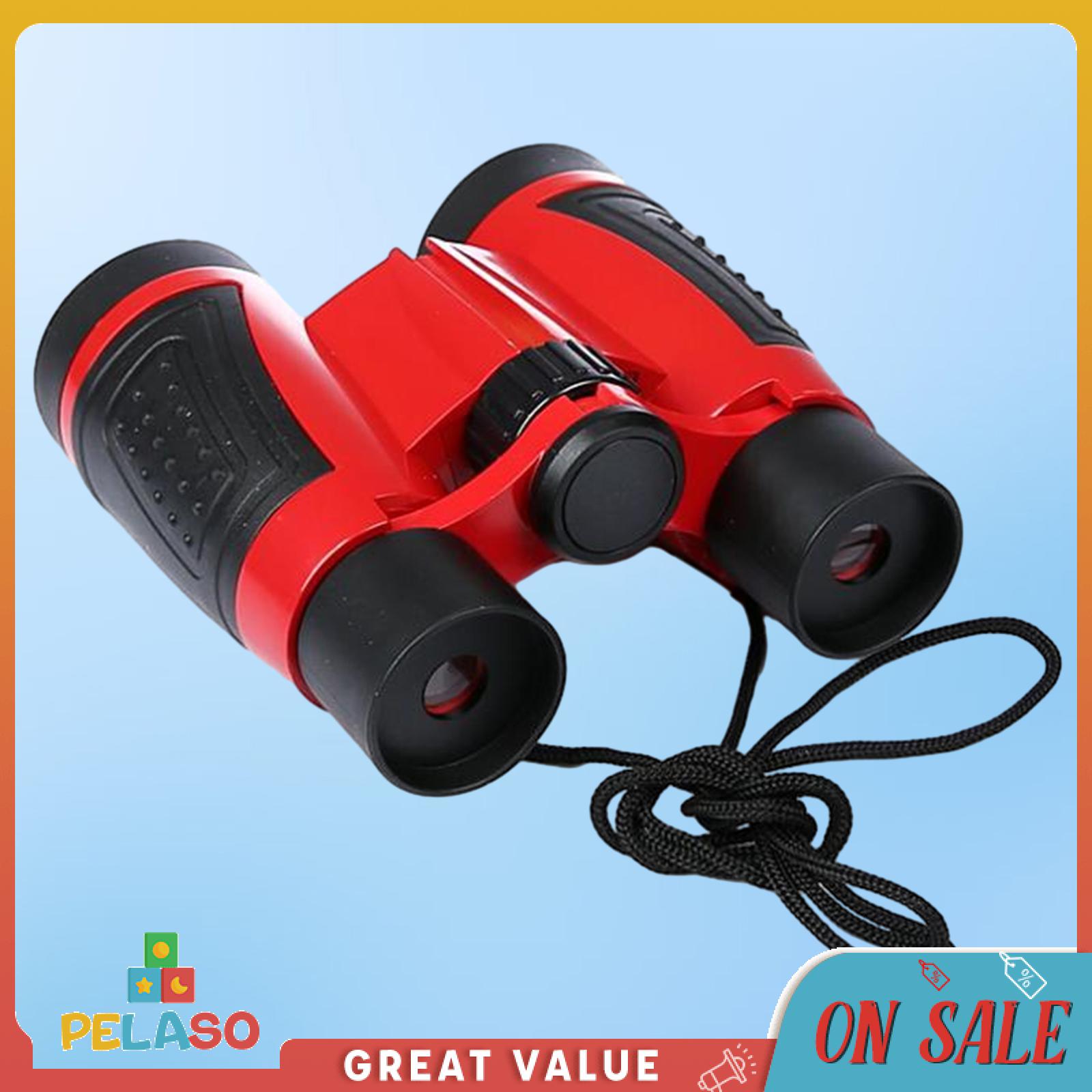 Pelaso Ống nhòm cho trẻ em giáo dục tầm nhìn rộng chống sốc Kính thiên văn Đồ chơi phóng to cho quà cắm trại sinh nhật đi bộ đường dài