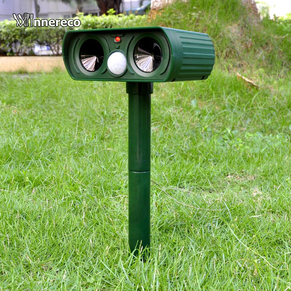 เครื่องไล่สัตว์อัลตราโซนิกกันน้ำพลังงานแสงอาทิตย์สำหรับสวนและบ้านใช้งานยาวนานและประหยัดพลังงาน ราคา 239 บาท*ส่งฟรี