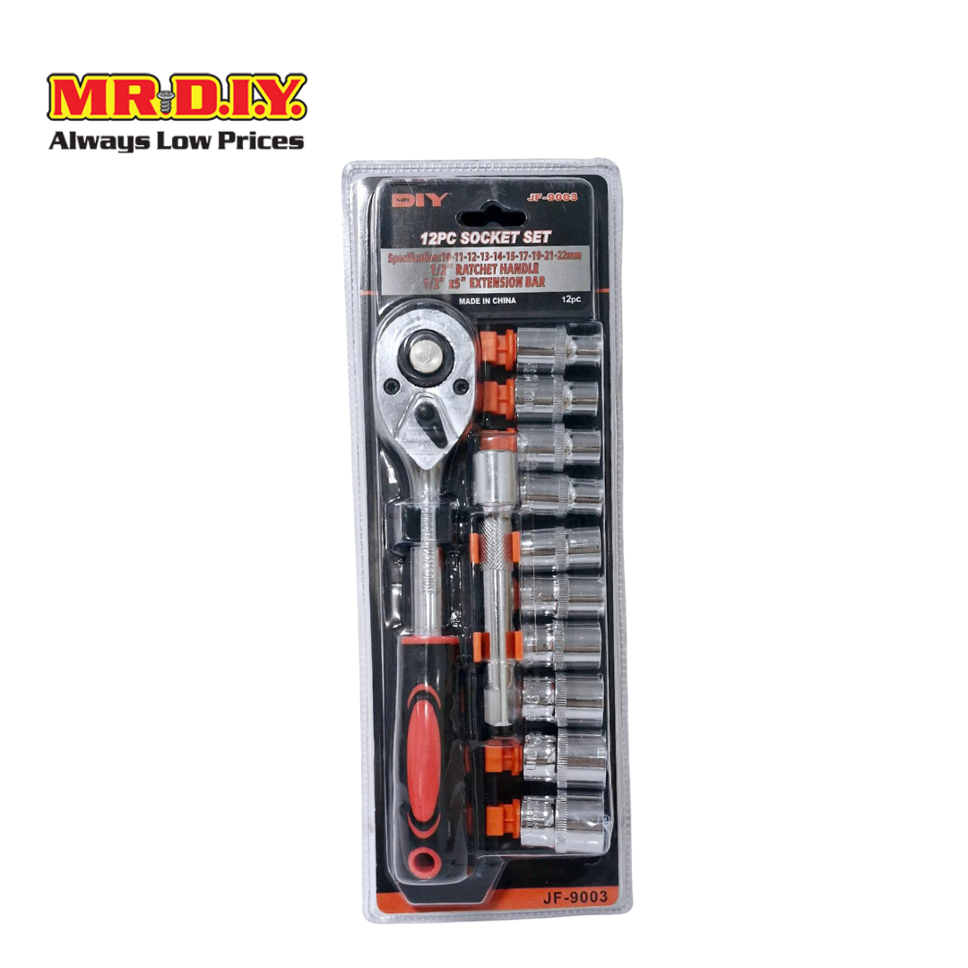 MR.D.I.Y. ชุดบล็อก 12 ชิ้น พร้อมด้ามขัน รุ่น JF-9006 ราคา 448 บาท*ส่งฟรี