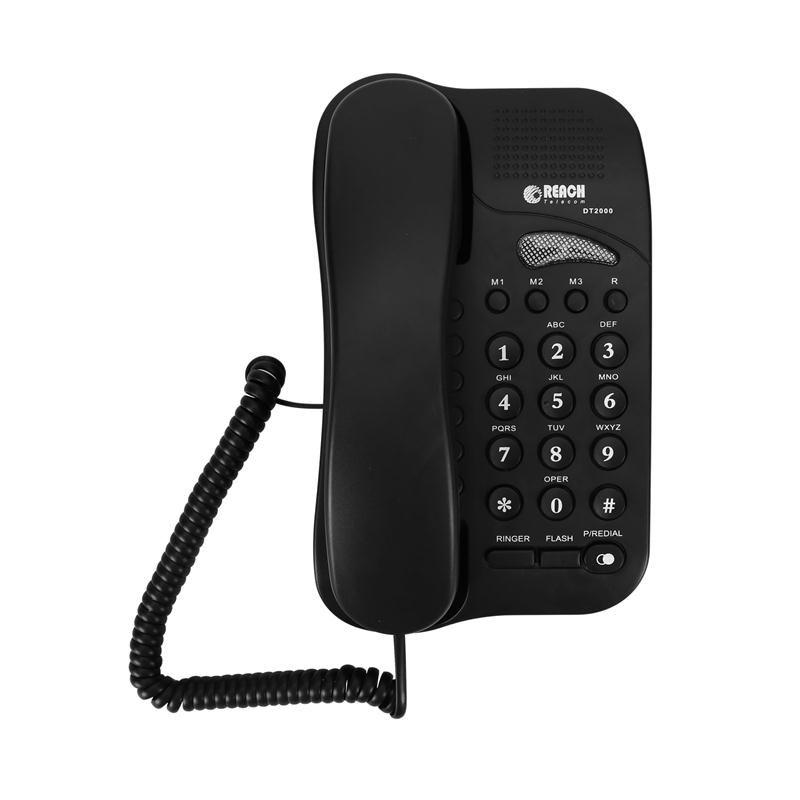 โทรศัพท์ ดำ รีช DT2000 ราคา 439 บาท*ส่งฟรี