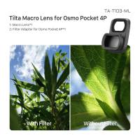 TILTA Magnetic Filter Kit for DJI Pocket 4P Pocket 4 Pocket 3 Gimbal Camera ND Magnetic Filter Black Mist Filter Variable Light Reducing Lens CPL Polarizer Lens Kit Accessories