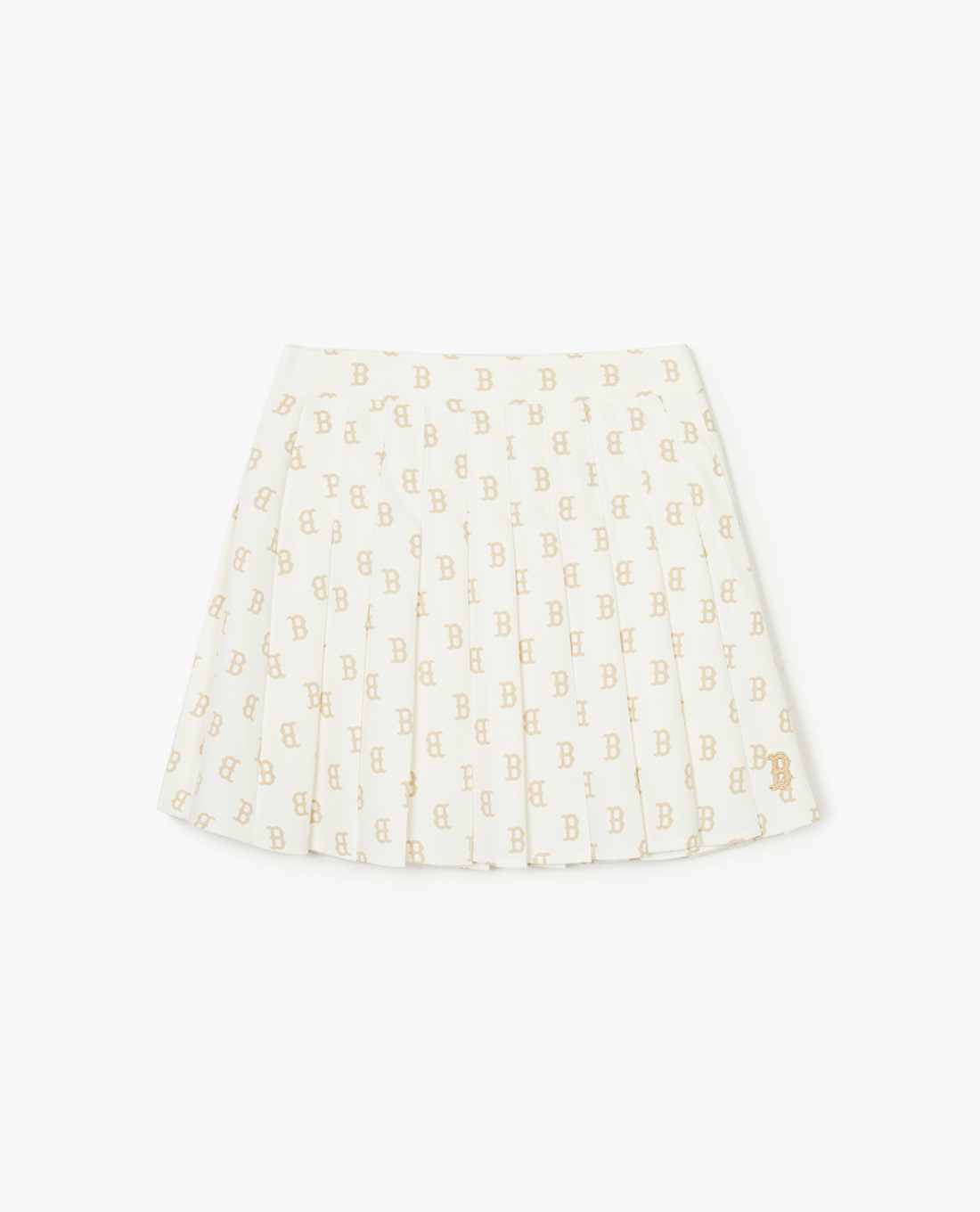 MLB - Chân váy xếp li mini Tone One Tone Print Monogram 3FSKM0143-43CRS