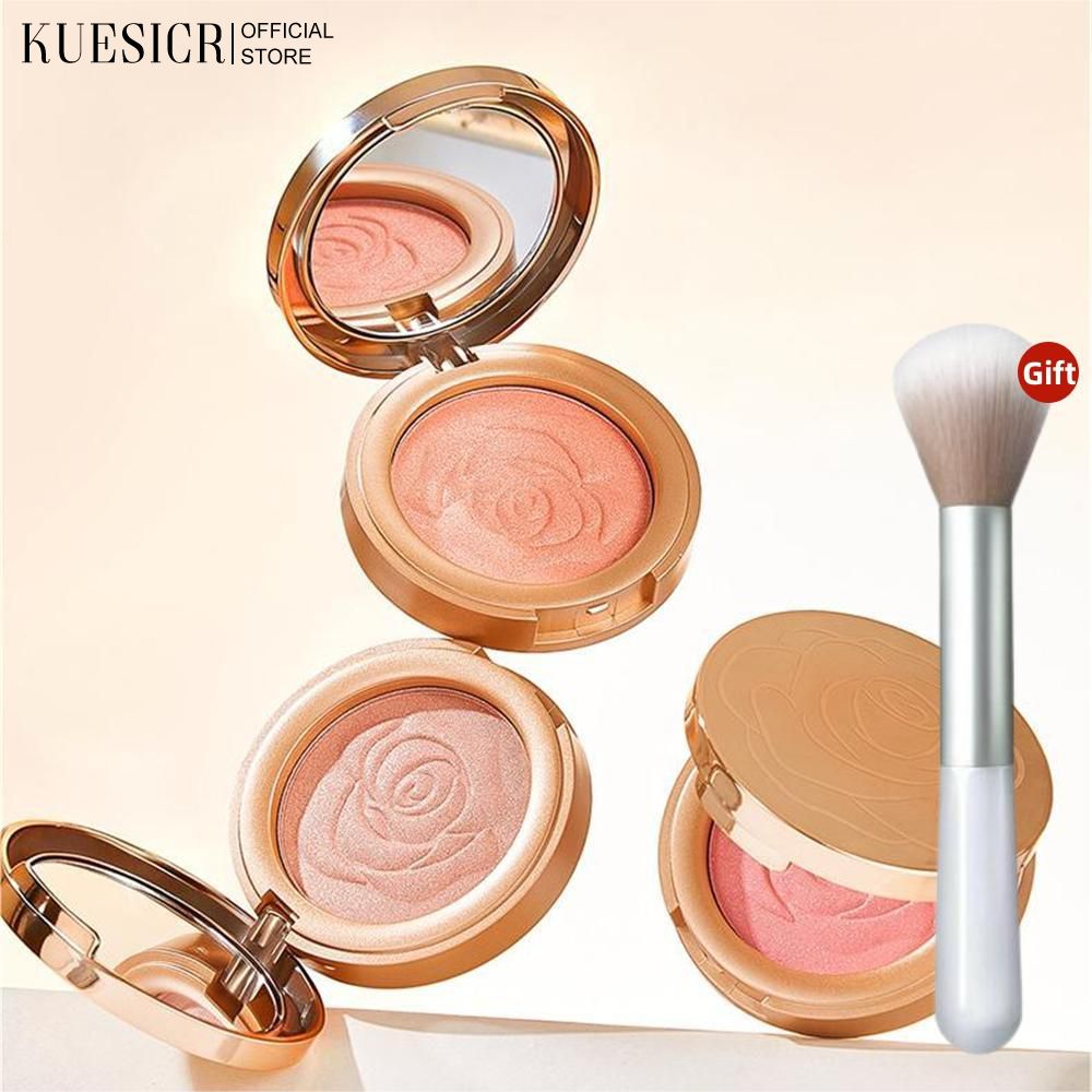 KUESICR Grilled Blush กริล บลัชบลัชออนลายหินอ่อน บลัชออนเนื้อแมตต์ เม็ดสีแน่น บลัชออนเนื้อแป้งลายกลีบกุหลาบนูน ไม่ฟุ้งกระจาย ช่วยให้ผิวดูสว่างใส กันน้ำ ติดทนนาน เหมาะสำหรับทุกสภาพผิว ราคา 70 บาท*ส่งฟรี