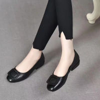 PeteEli Non-slip Low-top Black Doll Shoes for Women 2024  Elegant Flat Shoes