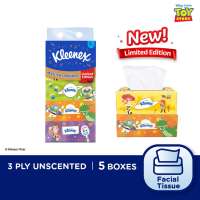 KLEENEX Facial Tissue Box Limited Edition 3Ply 90s x 5