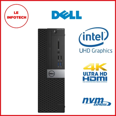Dell OptiPlex 5050 SFF Desktop Quad Core Intel i5-6500 3.50GHz 8-32 GB DDR4 256/512GB NVMe HDMI USB WiFi Win10Pro Used - LeInfotech