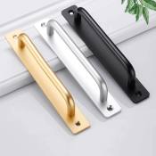 Aluminum Alloy Door Handle for Cabinets and Barn Doors