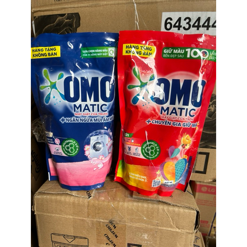 Nước giặt Omo matic cửa trước 350g ngăn ngừa ẩm mốc