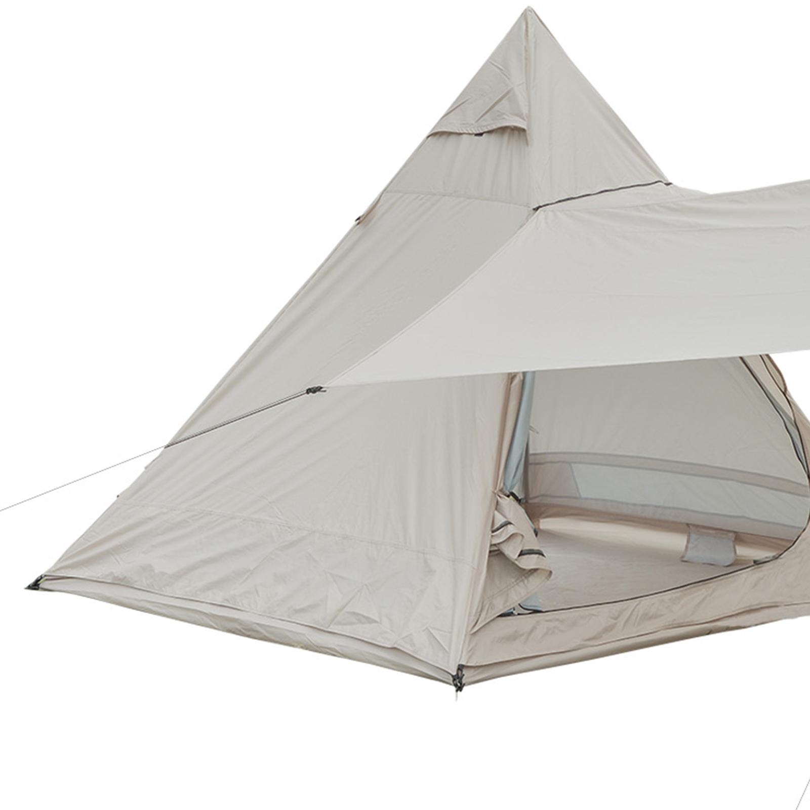 Camping Tent with Canopy Waterproof Shelter for Outdoor Travel
