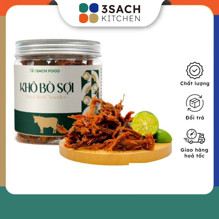 [Chỉ Giao HCM] Khô Bò Sợi 3S (150gr)