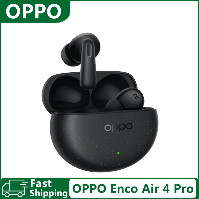 OPPO Enco Air 4 Pro TWS Earphone Bluetooth 5.4 49dB Active Noise Cancelling 44 Hours Battery Life True Wirelesssic sports games.