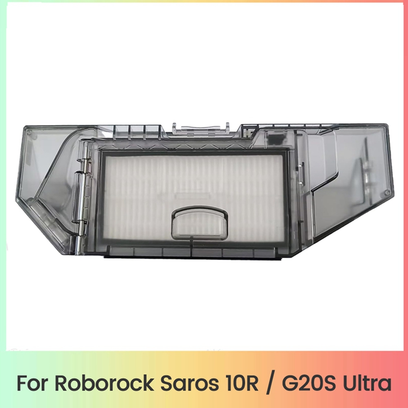 [etueyk]-Dust Box with Filters for Saros10R / G20S Ultra Robot Vacuum Cleaner Accessories Replacement Dustbin